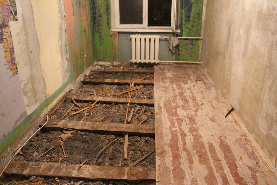 Ремонт пола в хрущевке - советы специалистов